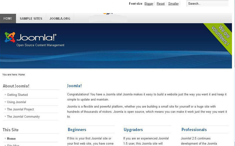 Joomla 2.5 Kurulumu